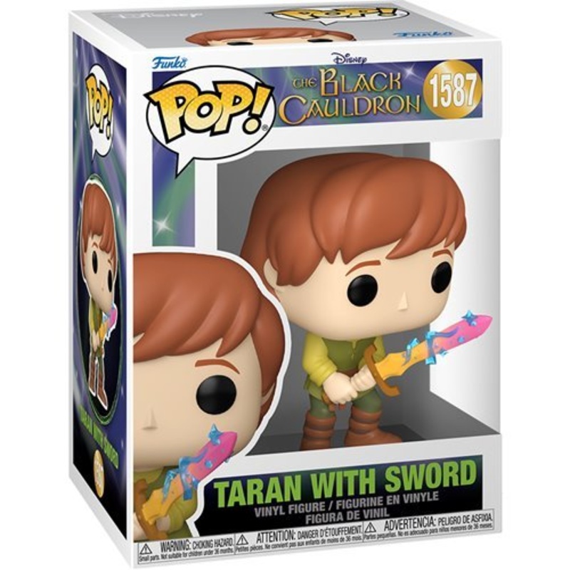 Taran with Sword Funko Pop! Disney The Black Cauldron - Approx. 3 3/4" Collectible Vinyl Figure #1587 Bundled with Display Box Protector Case