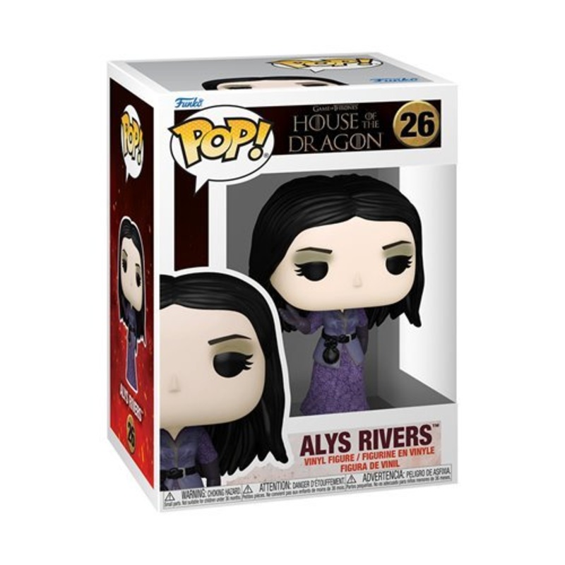 Alys Rivers Funko Pop! Game of Thrones House of The Dragon - Approx. 3 3/4" Collectible Vinyl Figure #26 Bundled with Display Box Protector Case
