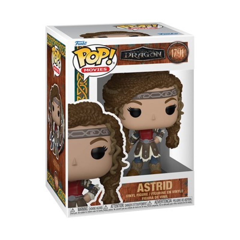 Astrid Funko Pop! Movies How to Train Your Dragon Live Action - Approx. 4" Collectible Vinyl Figure #1791 Bundled with Display Box Protector Case