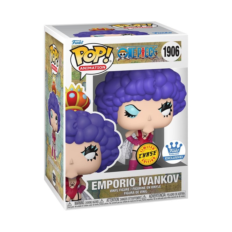 Emporio Ivankov #1906 Funko Pop! Animation One Piece - Approx. 5.65" Chase Limited Edition Exclusive Collectible Vinyl Figure