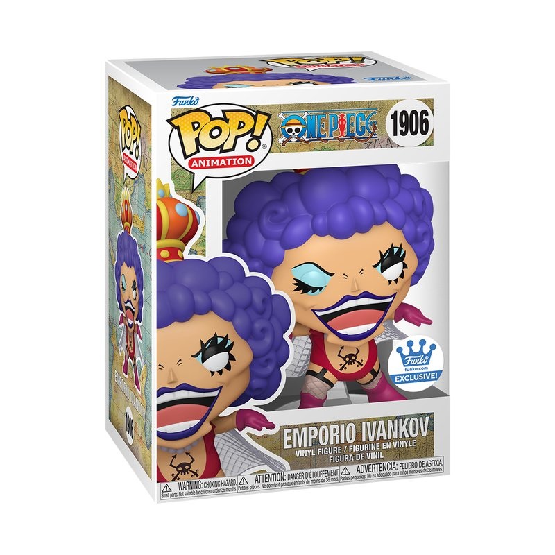 Emporio Ivankov #1906 Funko Pop! Animation One Piece - Approx. 5.65" Exclusive Collectible Vinyl Figure
