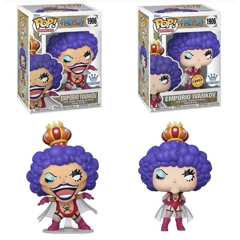 Emporio Ivankov #1906 Funko Pop! Animation One Piece - Set of 2 (Chase and Common) Exclusive Collectible Vinyl Figures
