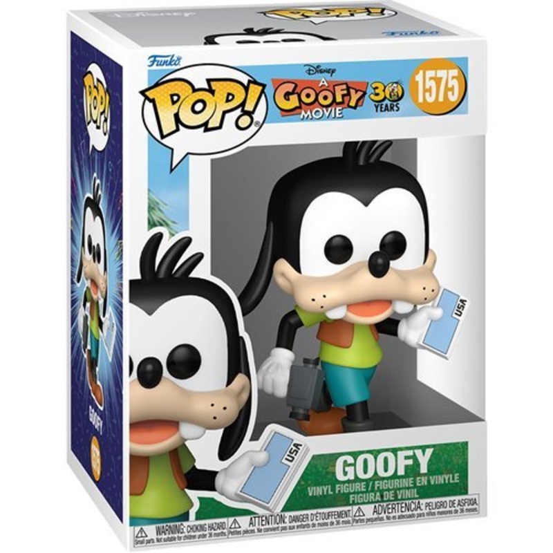 Goofy Funko Pop! Disney A Goofy Movie 30th Anniversary - Approx. 4 1/4" Collectible Vinyl Figure #1575 Bundled with Display Box Protector Case