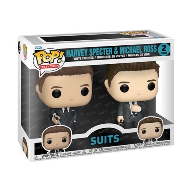 Harvey Specter and Michael Ross Funko Pop! Television Suits 2 Pack - Approx. 3 3/4" Collectible Vinyl Figures