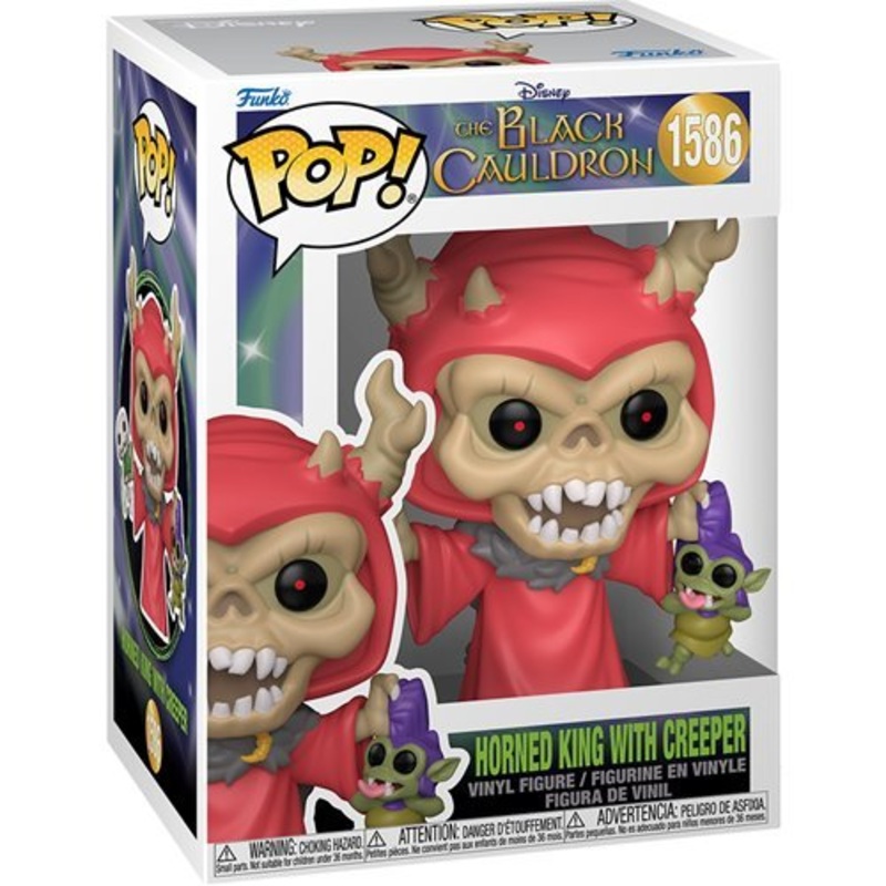 Horned King with Creeper Funko Pop! Disney The Black Cauldron - Approx. 4 1/2" Collectible Vinyl Figure #1586 Bundled with Display Box Protector Case