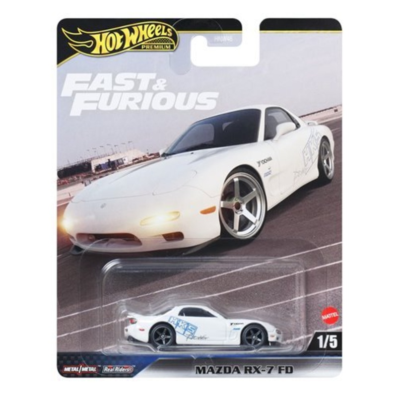 Hot Wheels Fast and Furious Premium Mazda RX 7 FD 1/5 Collectible Toy Car Vehicle - Estimated Arrival: April 2025 (PRE-SALE)