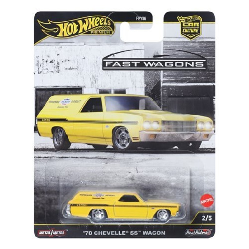 Hot Wheels Premium Car Culture Fast Wagons 2025 1970 Chevelle SS Wagon 2/5 Toy Car Vehicle
