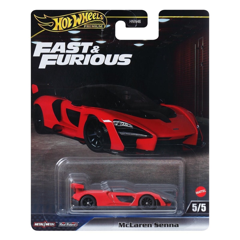 Hot Wheels Premium Fast and Furious 2025 McLaren Senna 5/5 Toy Car Vehicles - Estimated Arrival: April 2025 (PRE-SALE)
