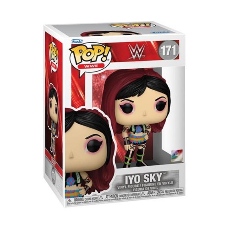 Iyo Sky Funko Pop! WWE - Approx. 3 3/4" Collectible Vinyl Figure #171 Bundled with Display Box Protector Case