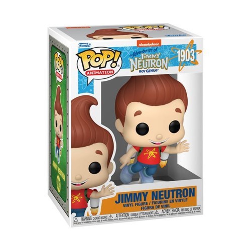 Jimmy Neutron #1903 Funko Pop! Animation The Adventures of Jimmy Neutron Boy Genius  - Approx. 5 1/4" Collectible Vinyl Figure Bundled with Display Box Protector Case