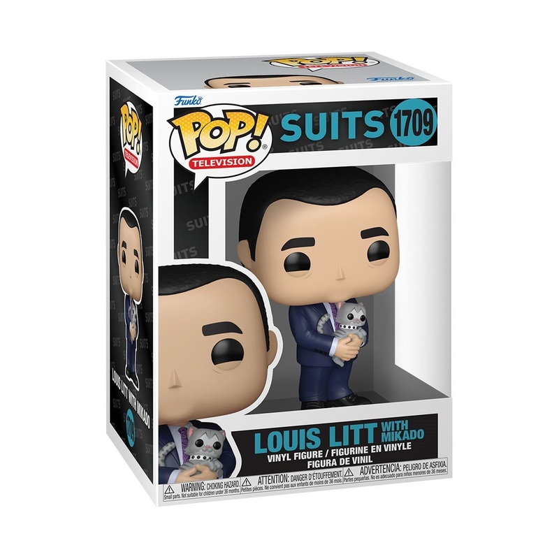 Louis Litt with Mikado Funko Pop! Television Suits - Approx. 3 3/4" Collectible Vinyl Figure #1709 Bundled with Display Box Protector Case