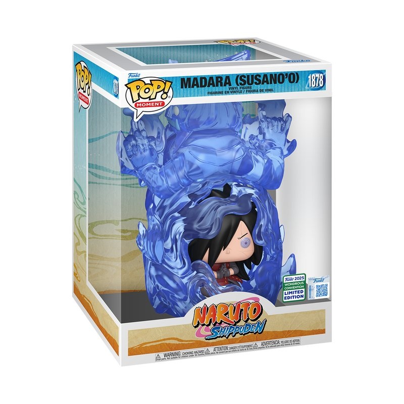 Madara (Susano'o) #1878 Funko Pop! Moment Naruto: Shippuden - WonderCon 2025 Exclusive SHARED Sticker -  Approx. 8.85" Collectible Vinyl Figure