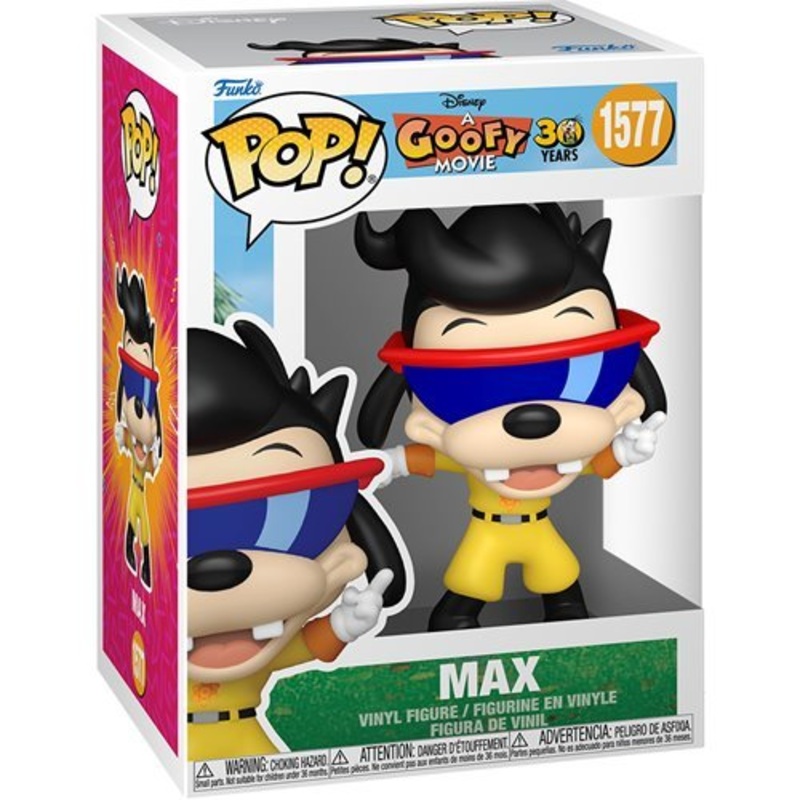 Max Funko Pop! Disney A Goofy Movie 30th Anniversary - Approx. 4" Collectible Vinyl Figure #1577 Bundled with Display Box Protector Case