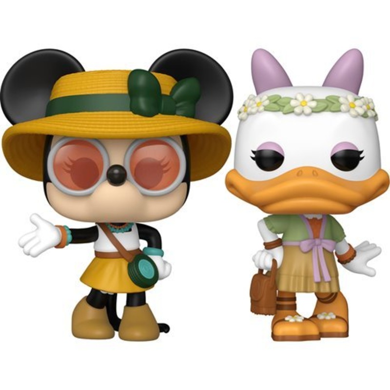 Mickey and Friends Funko Pop! Disney - Set of 2 (Minnie Mouse Festival #1585 and Daisy Festival #1584 Collectible Vinyl Figures