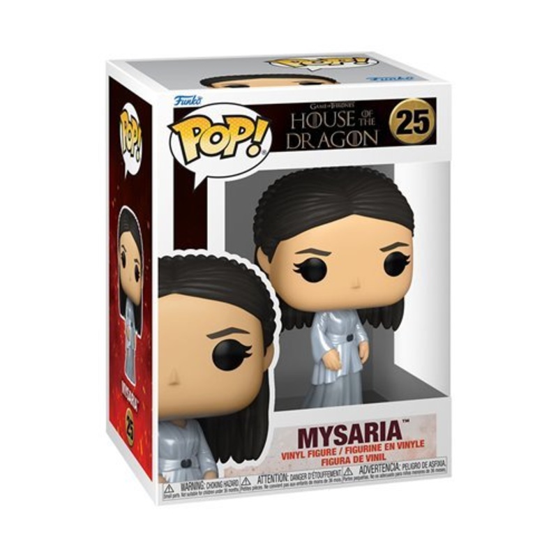 Mysaria Funko Pop! Game of Thrones House of The Dragon - Approx. 4" Collectible Vinyl Figure #25 Bundled with Display Box Protector Case