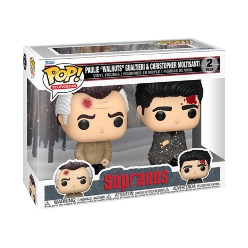 Paulie Walnuts Gualtieri and Christopher Moltisanti Funko Pop! Television The Sopranos 2 Pack - Collectible Vinyl Figures