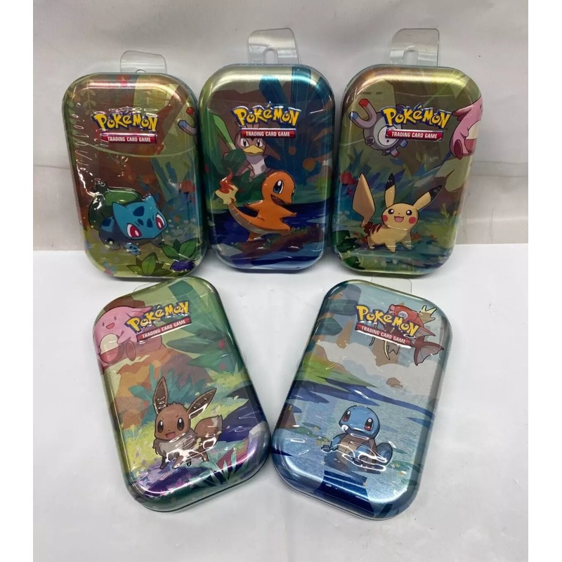 Pokmon TCG: Kanto Friends Mini Tin  1 Random Collectible Tin (Sold Separately)
