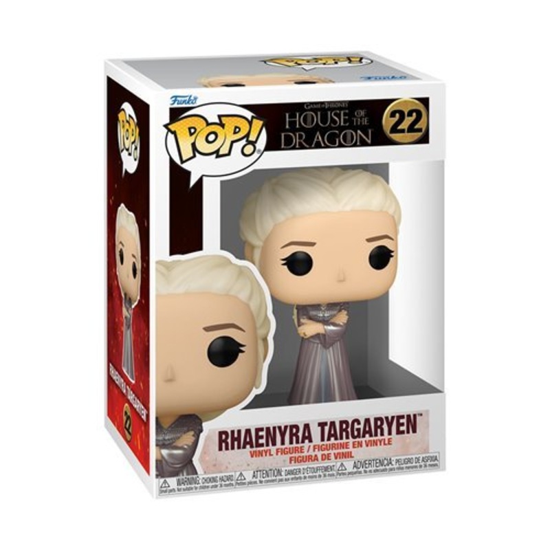 Rhaenyra Targaryen Funko Pop! Game of Thrones House of The Dragon - Approx. 3 3/4" Collectible Vinyl Figure #22 Bundled with Display Box Protector Case