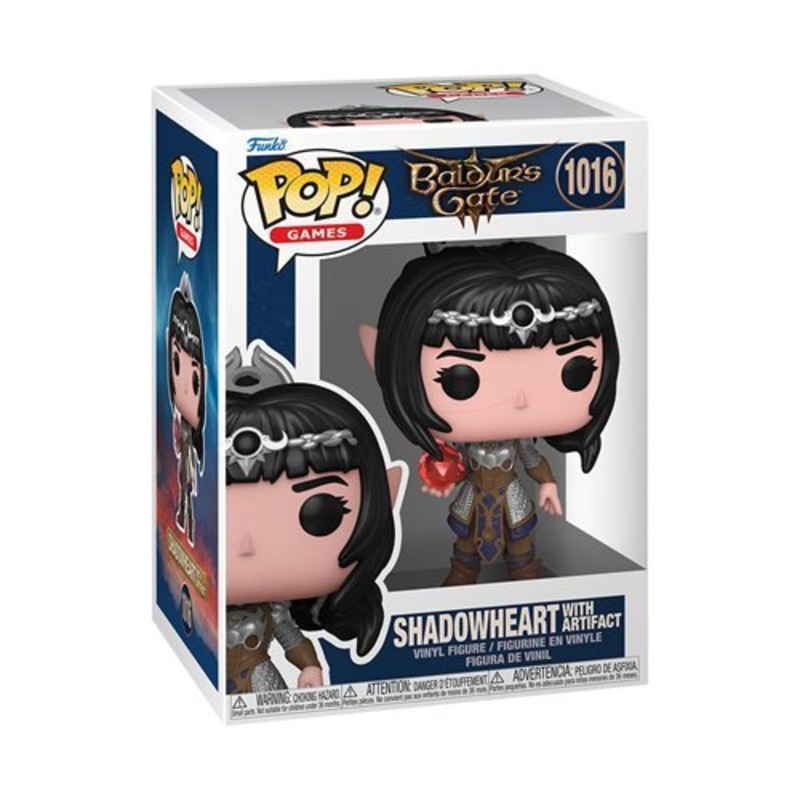 Shadowheart with Artifact Funko Pop! Games Baldur's Gate 3 - Approx. 4 1/4" Collectible Vinyl Figure #1016 Bundled with Display Box Protector Case