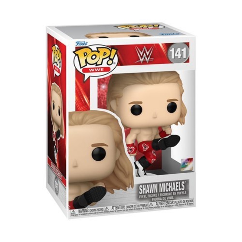 Shawn Michaels Funko Pop! WWE - Approx. 4 1/2" Collectible Vinyl Figure #141 Bundled with Display Box Protector Case