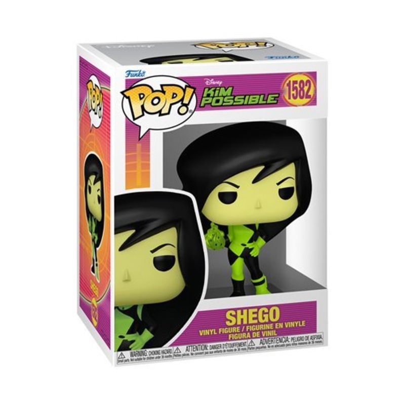 Shego Funko Pop! Disney Kim Possible - Approx. 3 3/4" Collectible Vinyl Figure #1582 with Display Box Protector Case