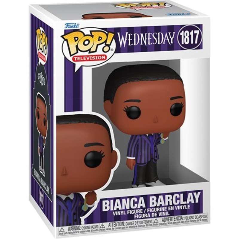 Bianca Barclay #1817 Funko Pop! Television Wednesday Season 2 - Approx. 3 3/4" Collectible Vinyl Figure Bundled with Display Box Protector Case - Estimated Arrival: Aug. 2025 (PRE-SALE)