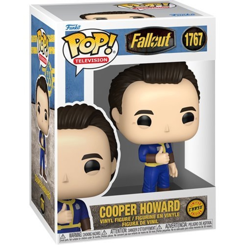 Cooper Howard #1767 Funko Pop! Television Fallout (TV Show) - Approx. 4" Chase Limited Edition Collectible Vinyl Figure Bundled with Display Box Protector Case - Estimated Arrival: Aug. 2025 (PRE-SALE)