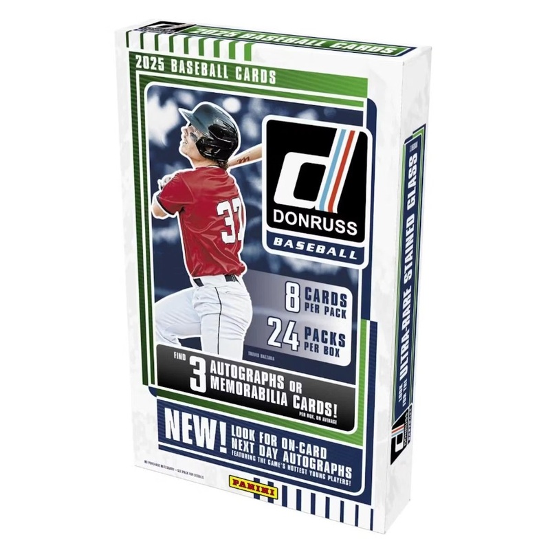 Donruss Panini 2025 Baseball Trading Cards Hobby Box