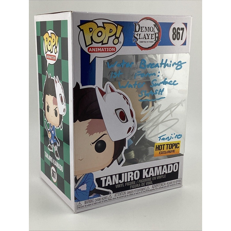 Funko Pop! : Demon Slayer: Kimetsu no Yaiba - Tanjiro Kamado - Signed Z.A #867