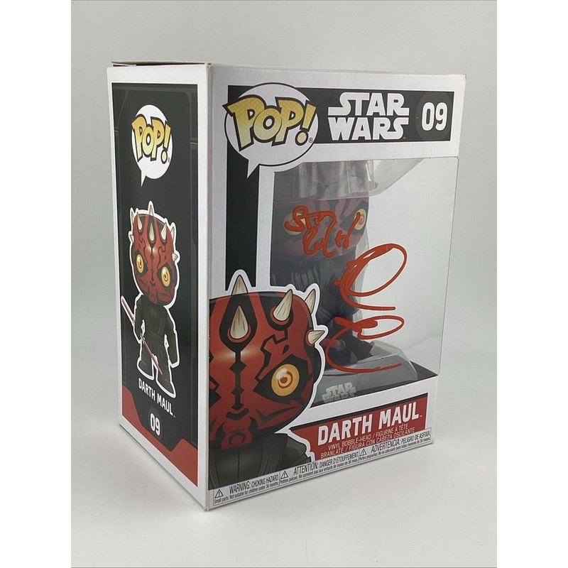 Funko Pop! Vinyl: Star Wars - Darth Maul #09 Signed Ray Park