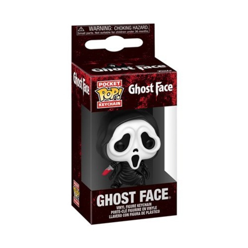 Ghost Face Funko Pocket Pop! Keychain - Approx. 1 1/2" Collectible Vinyl Figure - Estimated Arrival: Sept. 2025 (PRE-SALE)