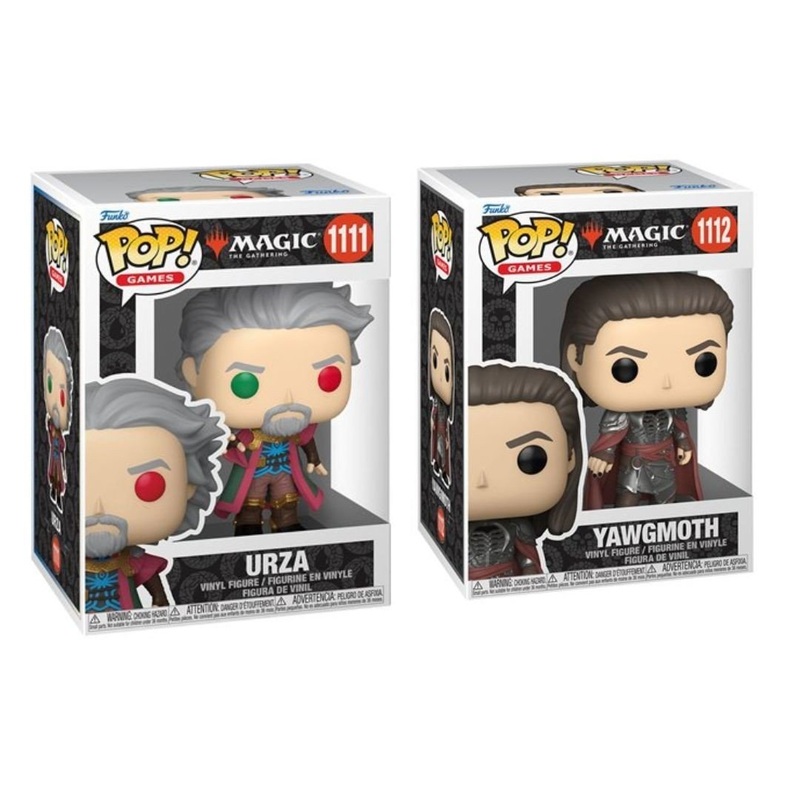Magic: The Gathering Funko Pop! Games - Set of 2 (Yawgmoth #1112 and Urza #1111) Collectible Vinyl Figures - Estimated Arrival: Oct. 2025 (PRE-SALE)