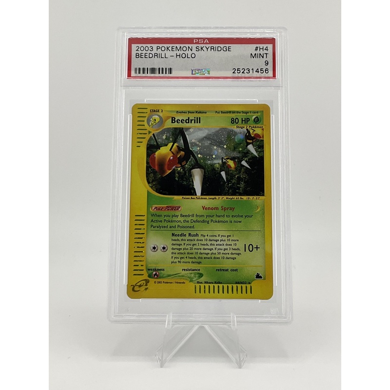 Pokmon TCG 2003 Pokemon Skyridge #H4 Beedrill Holo PSA 9 - Mint