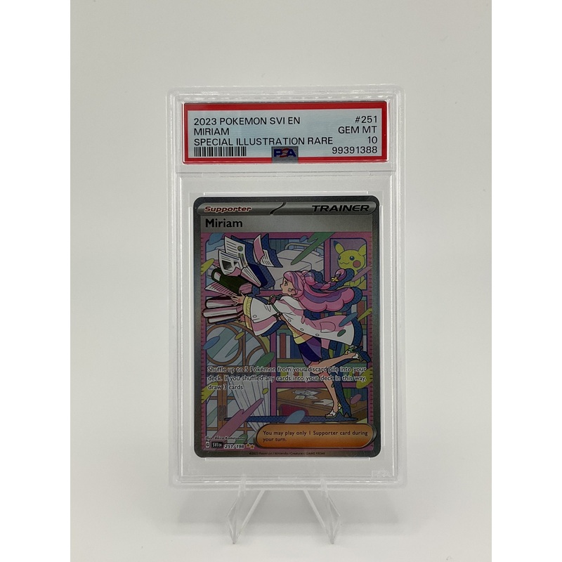 Pokmon TCG 2023 Miriam SVI EN #251 Special Illustration Rare PSA 10 - Gem Mt.