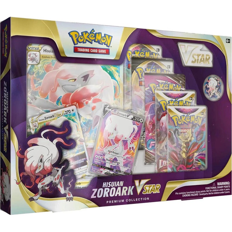 Pokmon TCG Hisuian Zoroark VSTAR Premium Collection