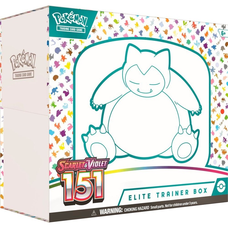 Pokmon TCG: Scarlet & Violet 151 Elite Trainer Box (ETB)  Includes 9 Booster Packs, Foil Snorlax Promo, Card Sleeves, Energy Cards & More  Pokmon Cards Box for Collectors & Card Games