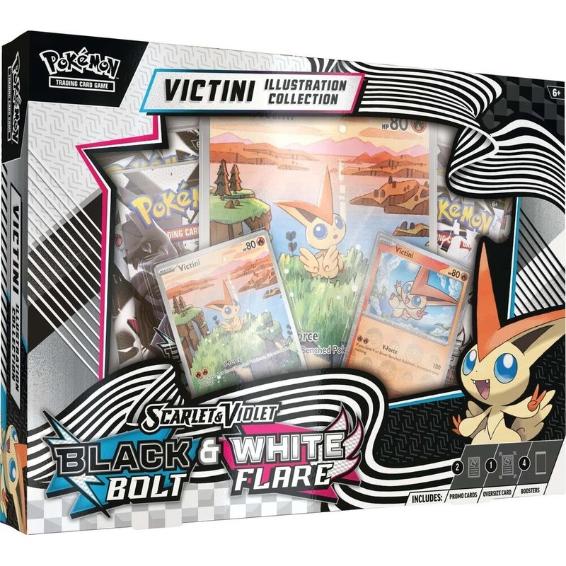 Pokmon TCG Scarlet & Violet - Black Bolt &White Flare - Victini Illustration Collection