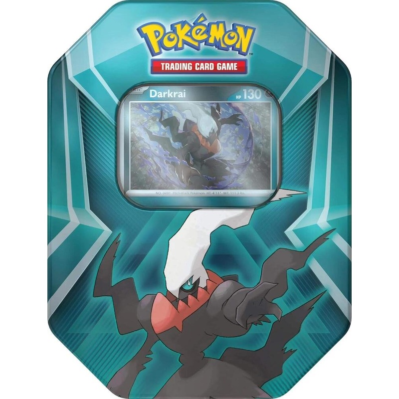 Pokmon TCG Triple Whammy Tin  Darkrai Promo + Booster Packs