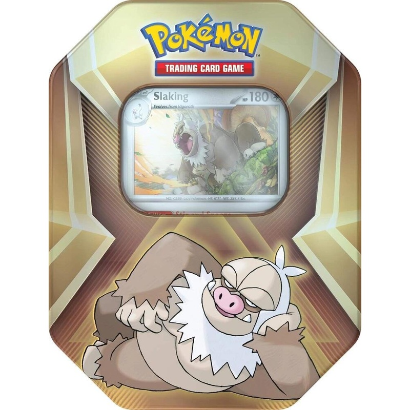 Pokmon TCG Triple Whammy Tin  Slaking Promo + Booster Packs