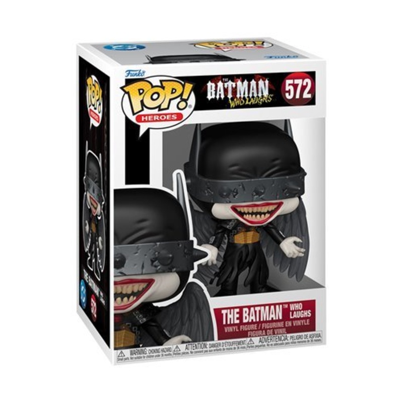 The Batman Who Laughs #572 Funko Pop! Heroes Batman - Approx. 4" Collectible Vinyl Figure Bundled with Display Box Protector Case - Estimated Arrival: Sept. 2025 (PRE-SALE)