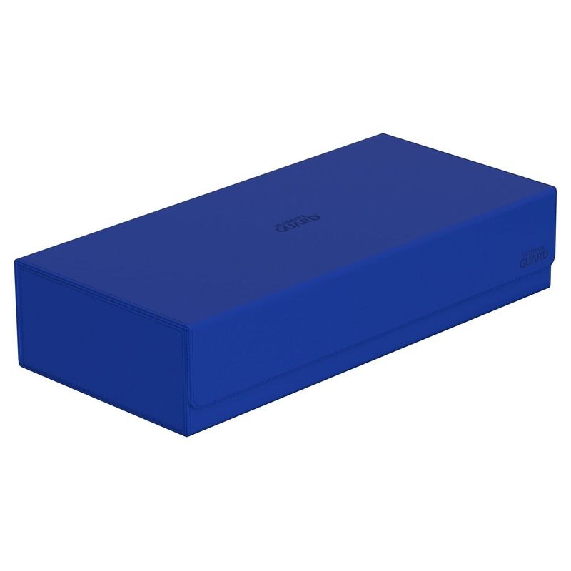 Ultimate Guard Superhive 550+, Deck Case for 550 Double-Sleeved TCG Cards, Blue, Compatible with Boulders, Magnetic Closure & Microfiber Inner Lining