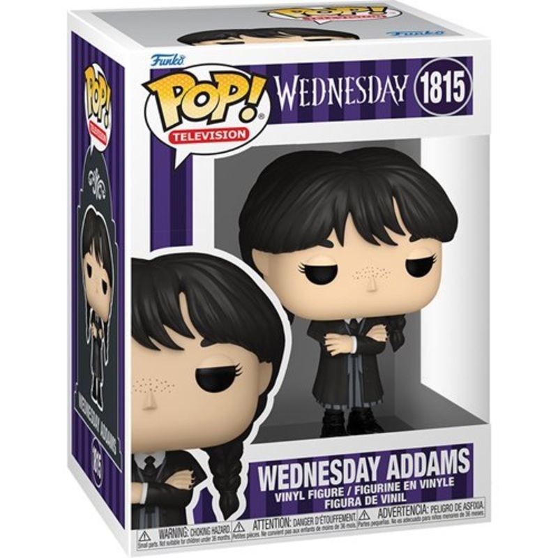 Wednesday Addams #1815 Funko Pop! Television Wednesday Season 2 - Approx. 3 3/4" Collectible Vinyl Figure Bundled with Display Box Protector Case - Estimated Arrival: Aug. 2025 (PRE-SALE)