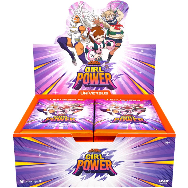 UniVersus CCG: Set 7- My Hero Academia Girl Power Booster Display