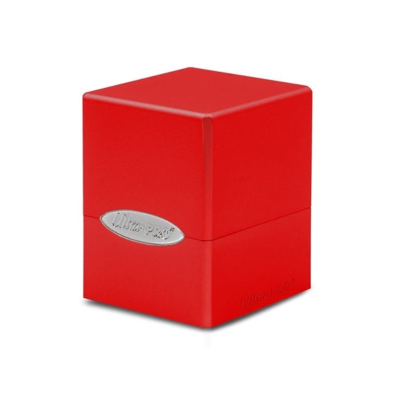 Satin Cube Apple Red
