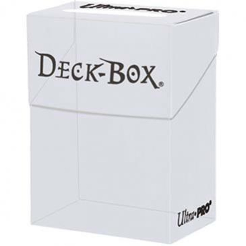 Ultra Pro: Solid Color Deck Box: Clear