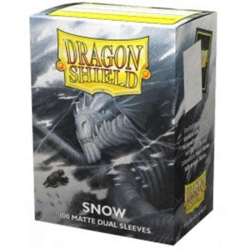 Dragon Shield Dual Matte Card Sleeves  Snow (100 Count)