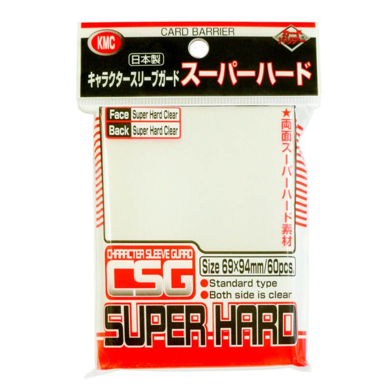 KMC Character Sleeve Guard Super Hard (60 Sleeves)