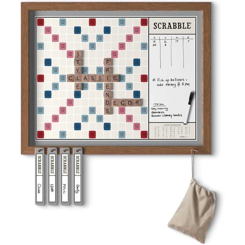 Scrabble Deluxe 2 in 1 Wall Edition