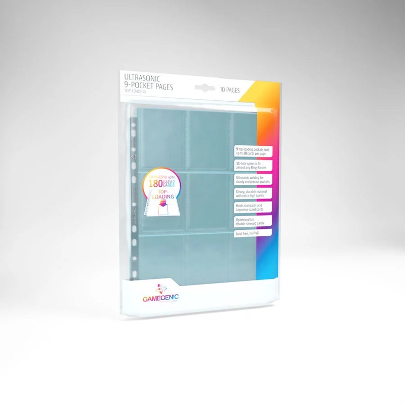 ULTRASONIC 9-POCKET PAGES TOP-LOADING 10 Pages