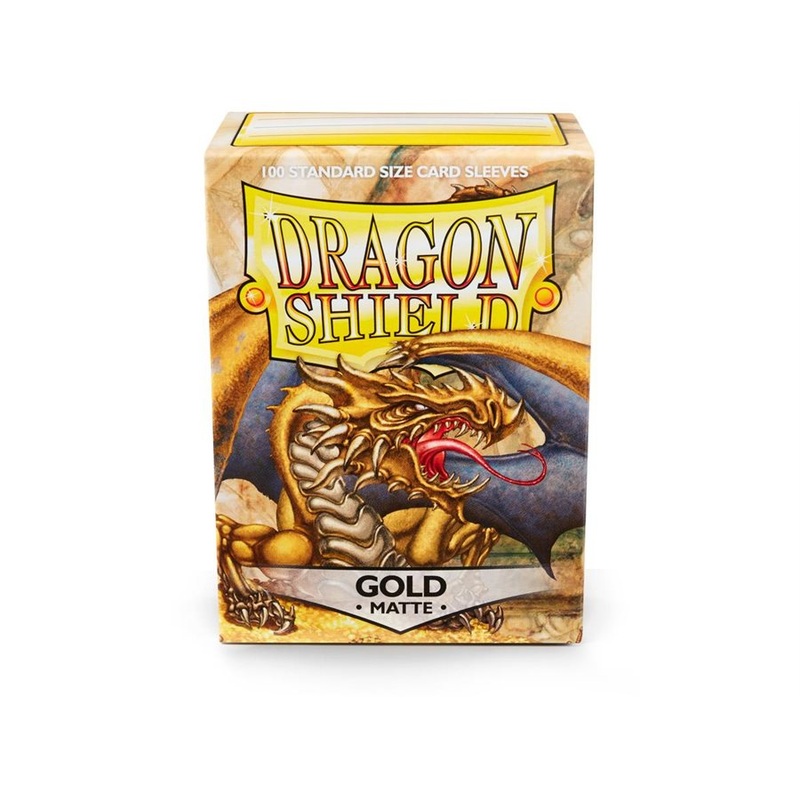 Dragon Shield: Matte Card Sleeves 100: Gold